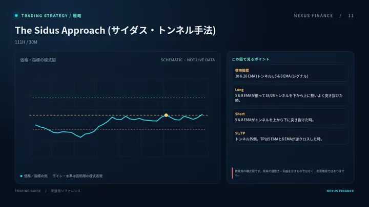 The Sidus Approach (サイダス・トンネル手法)の説明用模式図